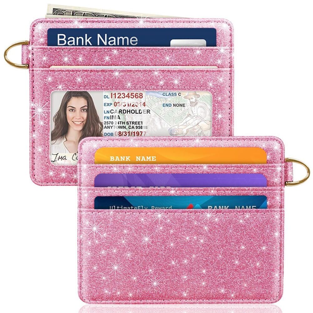 7748 Slim Minimalist Front Pocket RFID Blocking Credit Card Holder Small